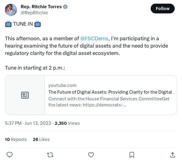 Screenshot of Archived Tweet