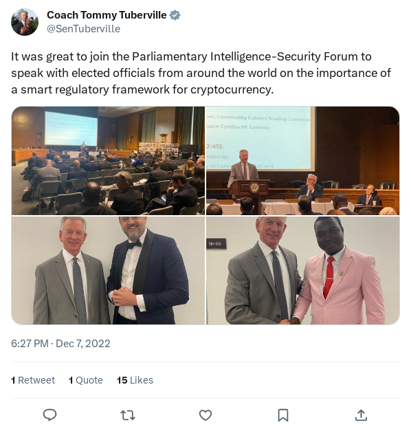 Screenshot of Archived Tweet