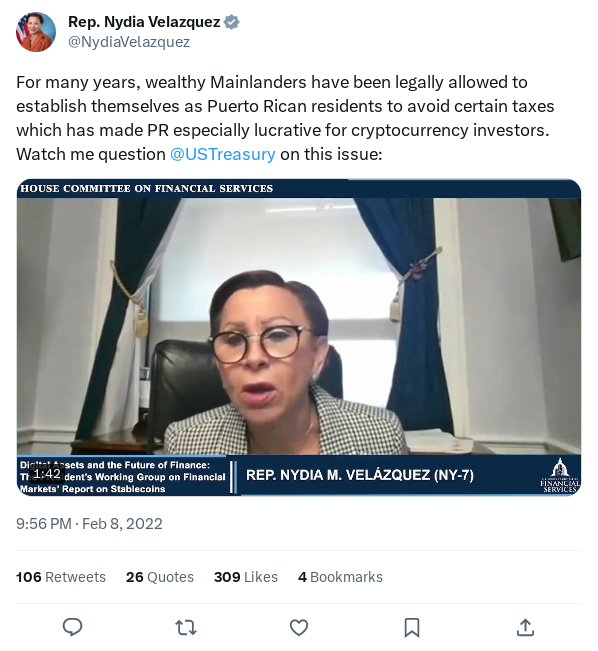 Screenshot of Archived Tweet
