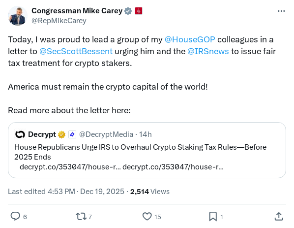 Screenshot of Archived Tweet