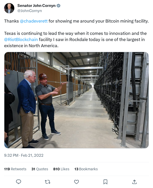 Screenshot of Archived Tweet