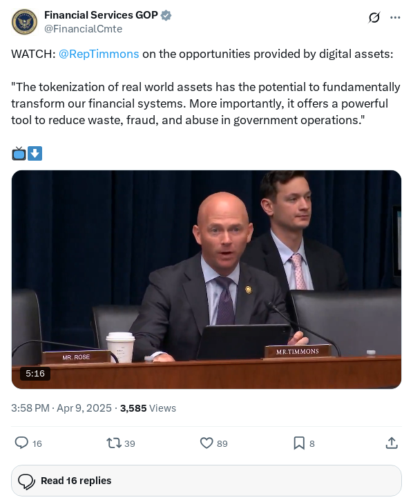 Screenshot of Archived Tweet