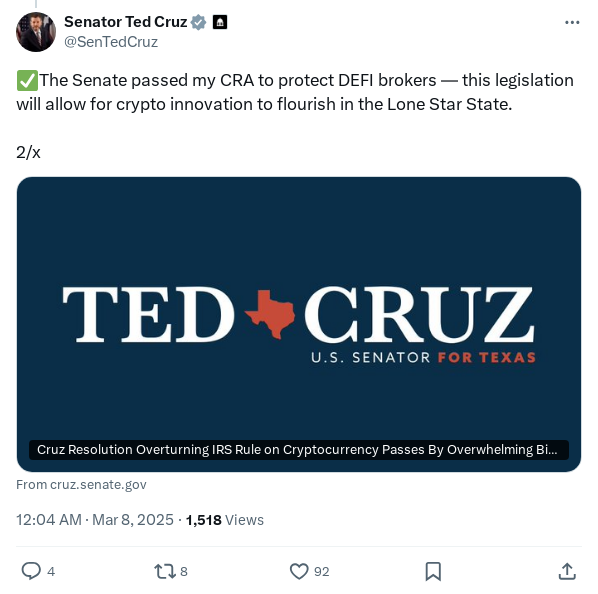 Screenshot of Archived Tweet