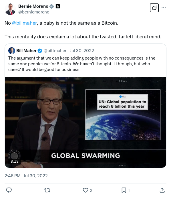 Screenshot of Archived Tweet