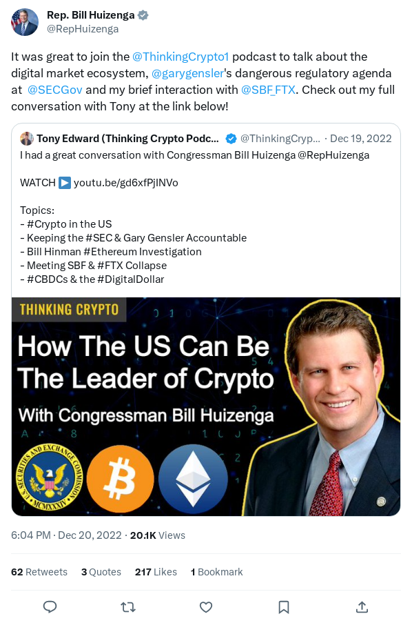 Screenshot of Archived Tweet