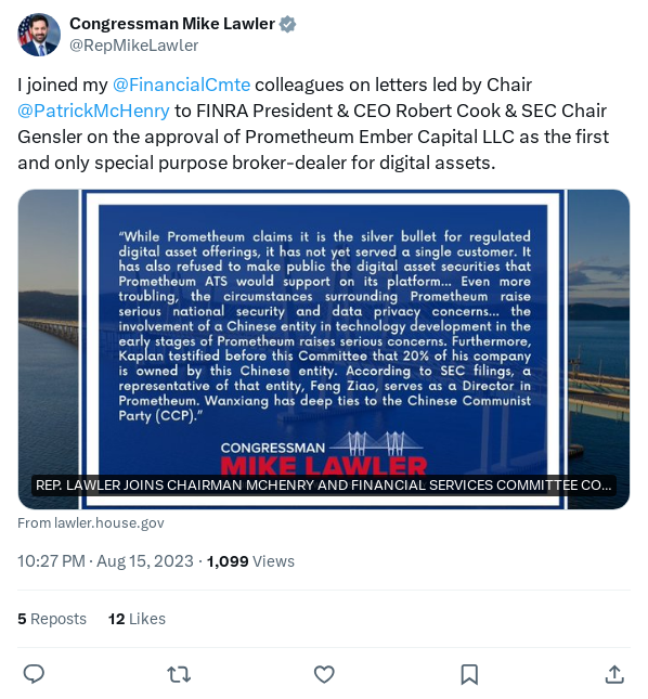 Screenshot of Archived Tweet