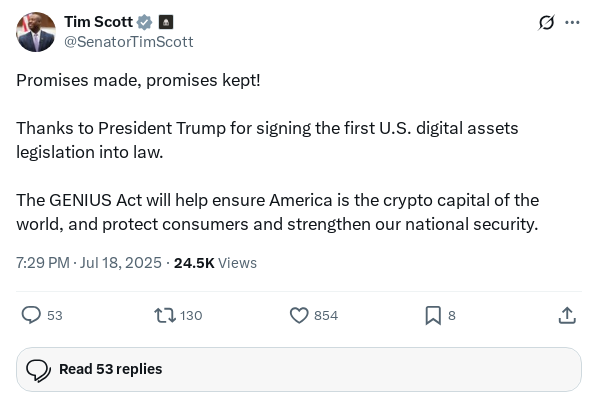 Screenshot of Archived Tweet