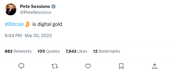 Screenshot of Archived Tweet