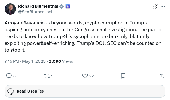 Screenshot of Archived Tweet