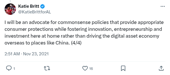 Screenshot of Archived Tweet