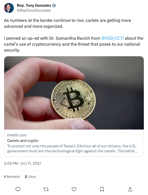 Screenshot of Archived Tweet