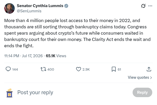 Screenshot of Archived Tweet
