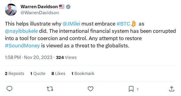Screenshot of Archived Tweet