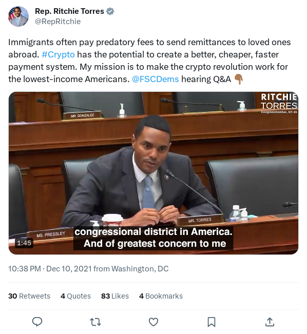 Screenshot of Archived Tweet