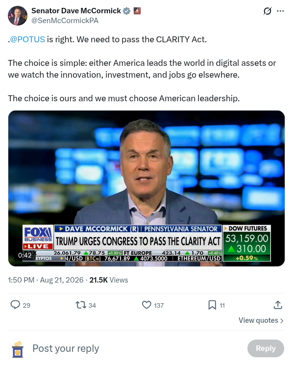 Screenshot of Archived Tweet