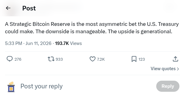 Screenshot of Archived Tweet