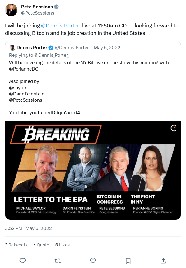 Screenshot of Archived Tweet