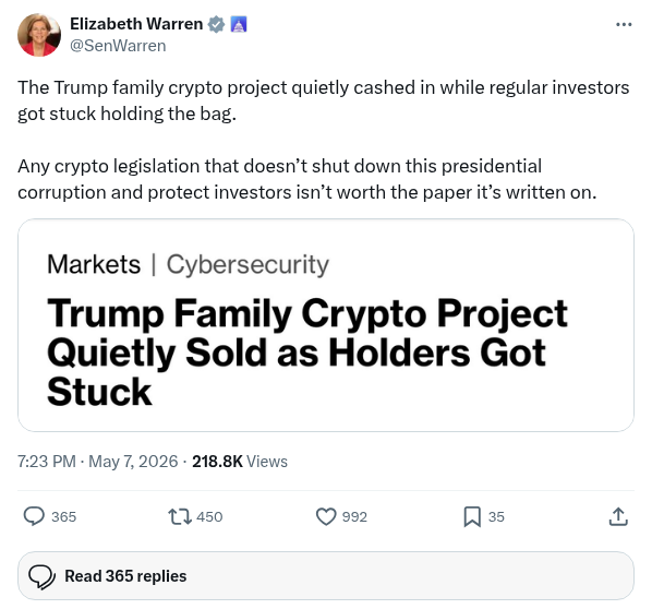 Screenshot of Archived Tweet