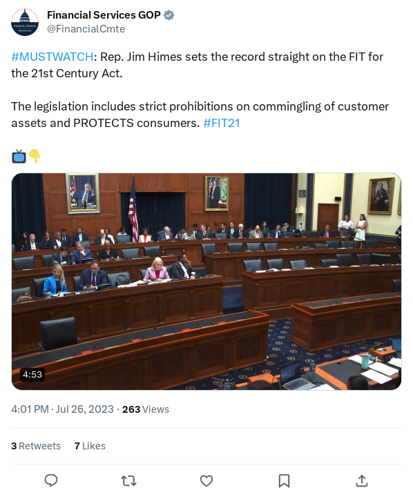 Screenshot of Archived Tweet