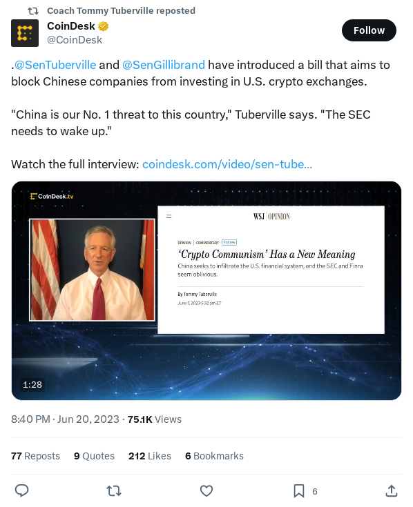 Screenshot of Archived Tweet