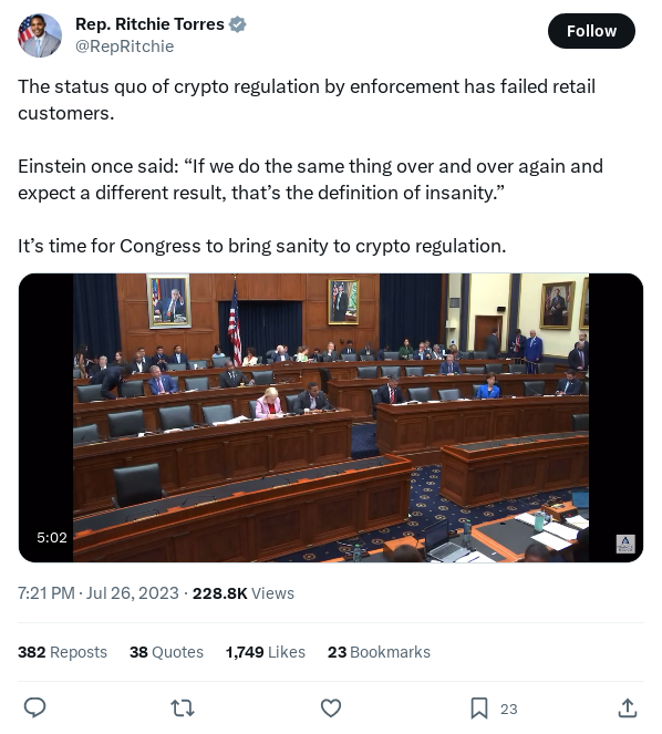 Screenshot of Archived Tweet