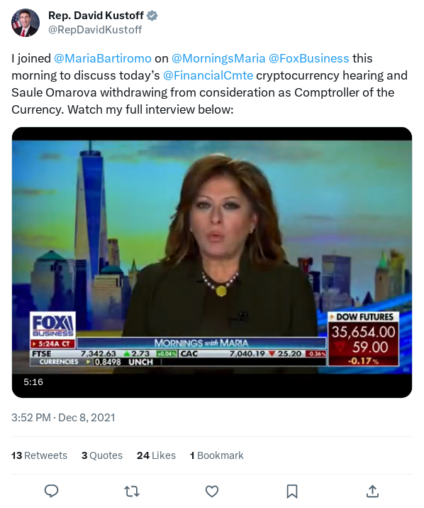 Screenshot of Archived Tweet