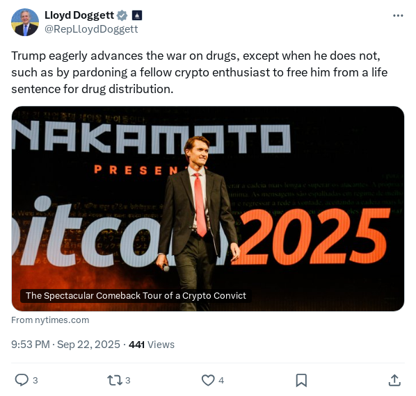 Screenshot of Archived Tweet