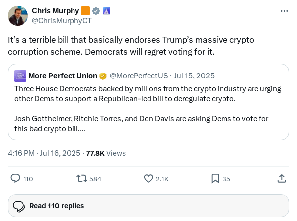 Screenshot of Archived Tweet