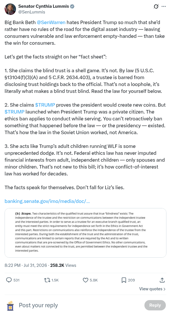 Screenshot of Archived Tweet
