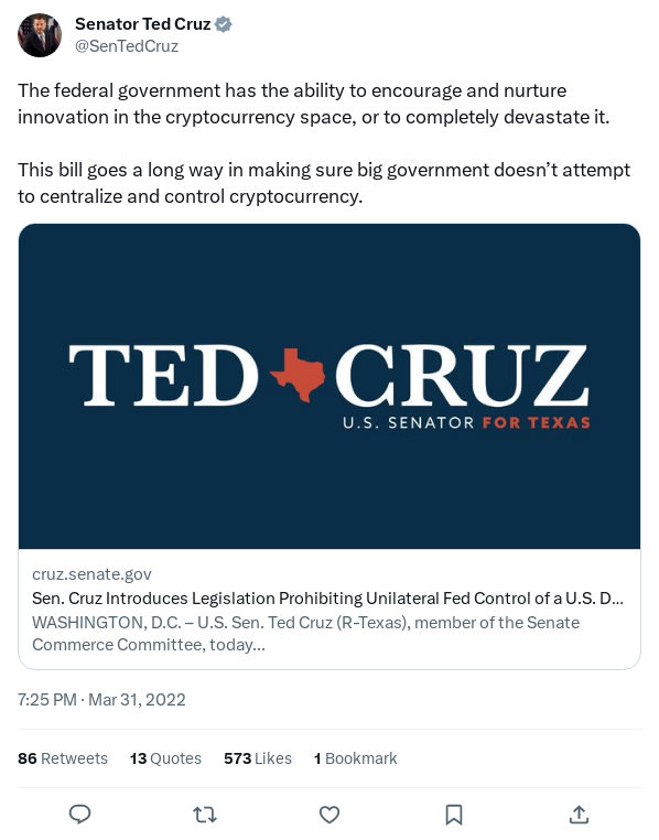 Screenshot of Archived Tweet