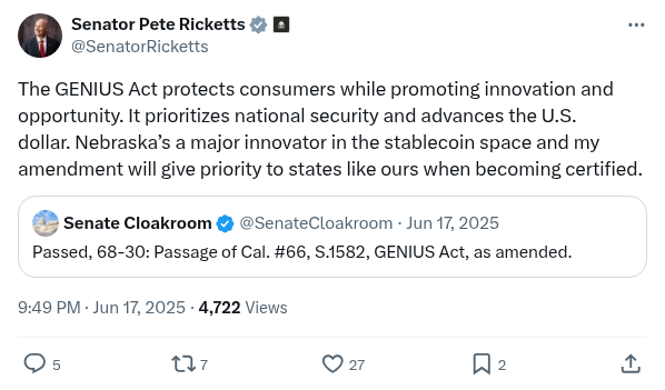 Screenshot of Archived Tweet