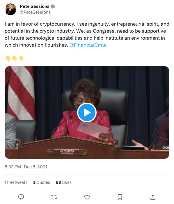 Screenshot of Archived Tweet