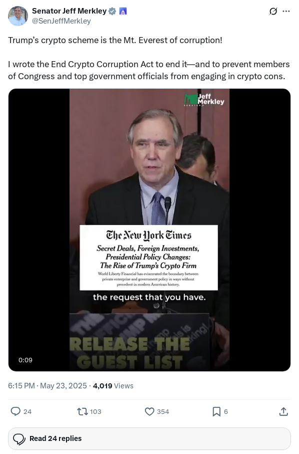 Screenshot of Archived Tweet