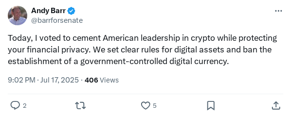 Screenshot of Archived Tweet