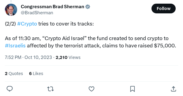 Screenshot of Archived Tweet