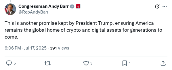 Screenshot of Archived Tweet