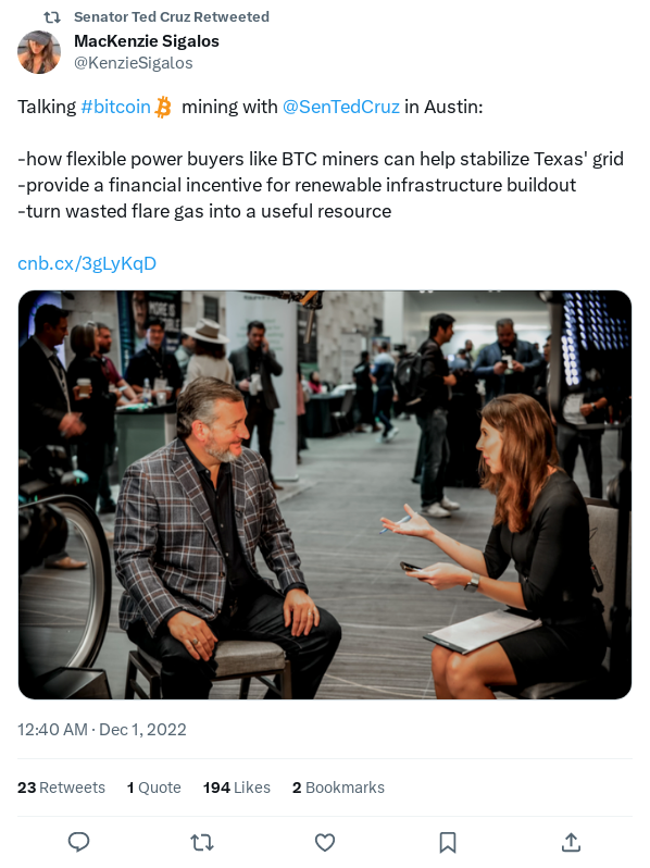 Screenshot of Archived Tweet