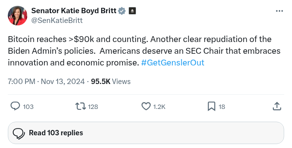 Screenshot of Archived Tweet