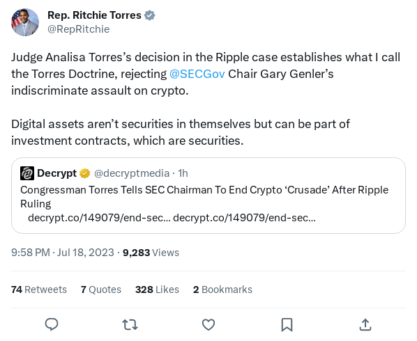 Screenshot of Archived Tweet