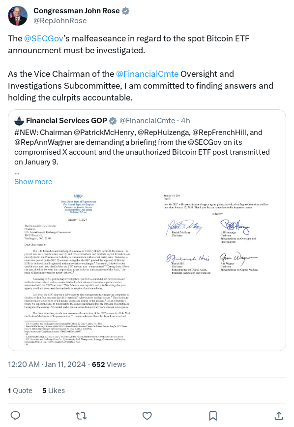 Screenshot of Archived Tweet