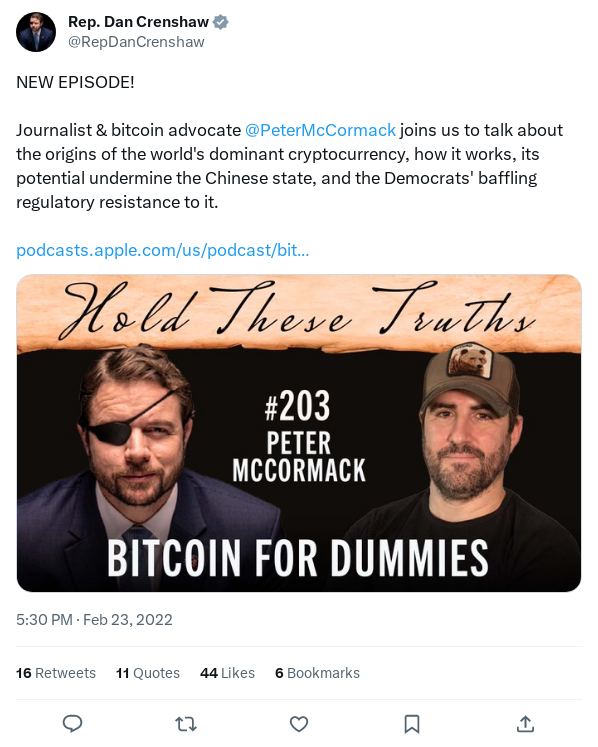 Screenshot of Archived Tweet