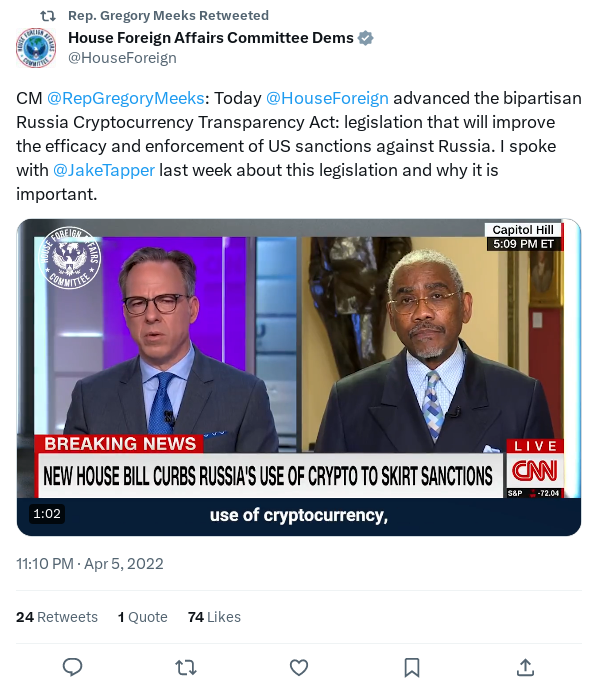 Screenshot of Archived Tweet