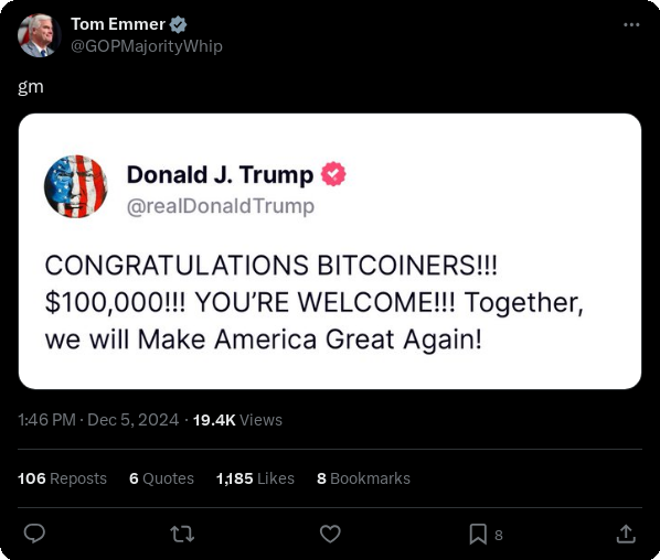 Screenshot of Archived Tweet