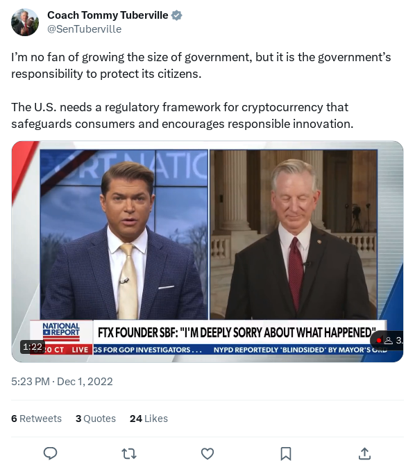 Screenshot of Archived Tweet