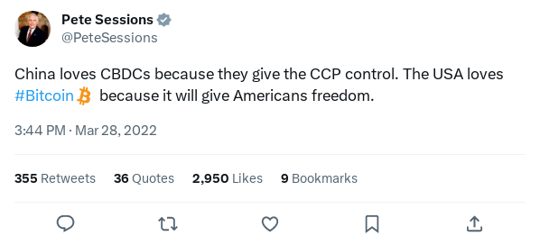 Screenshot of Archived Tweet