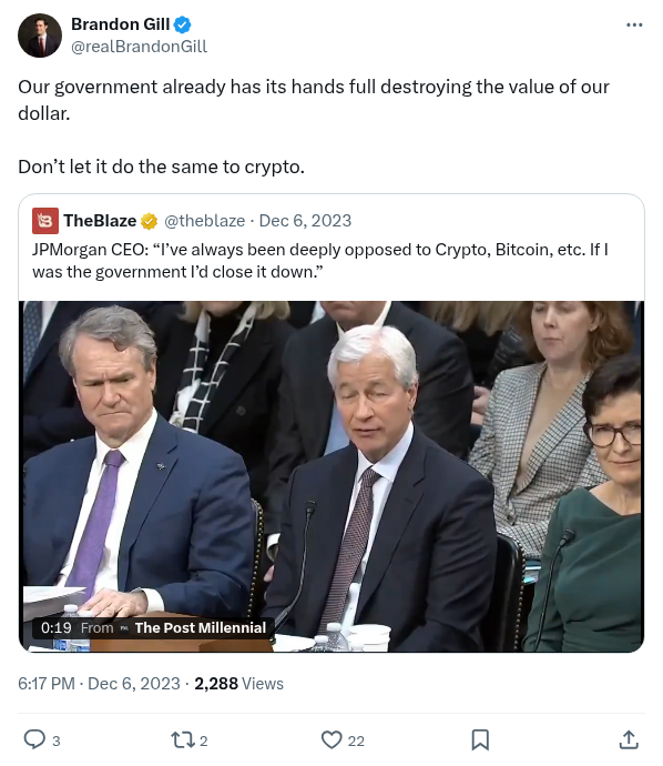 Screenshot of Archived Tweet