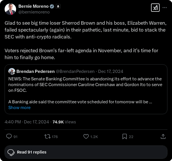 Screenshot of Archived Tweet